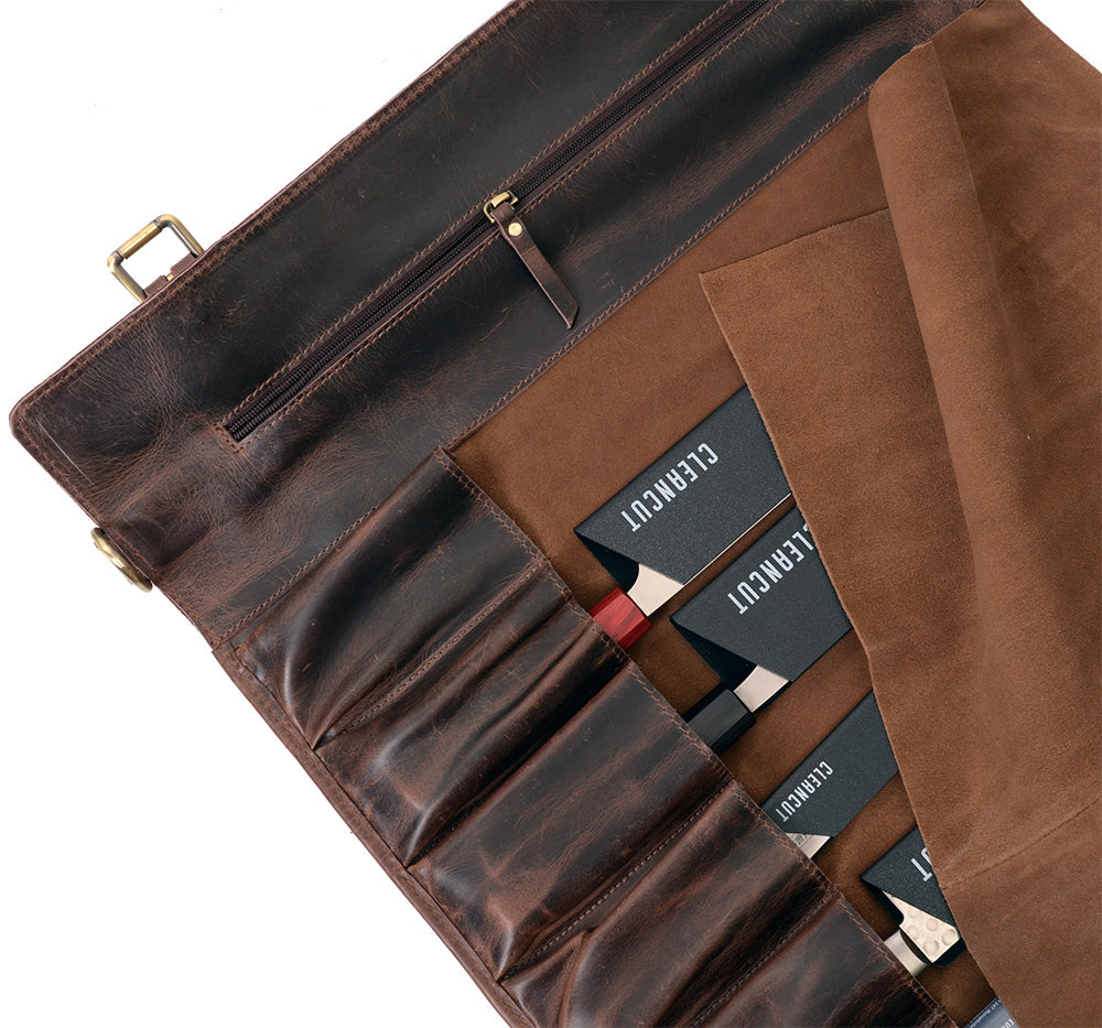 Knife bag leather