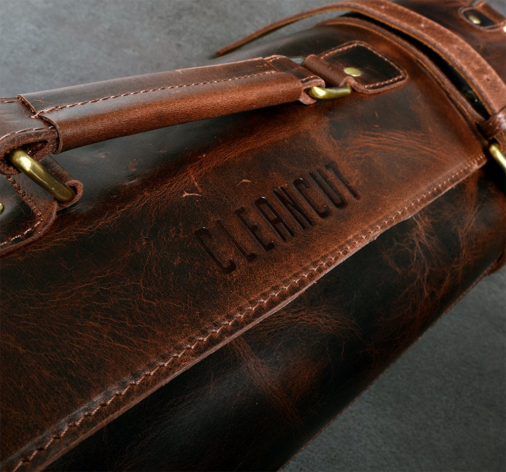 Knife bag leather