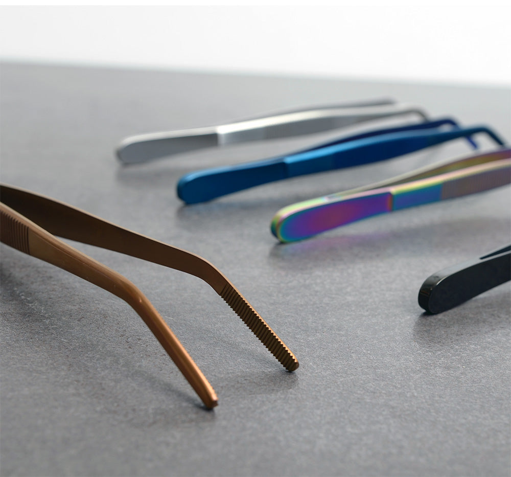 Tweezers, medium angled