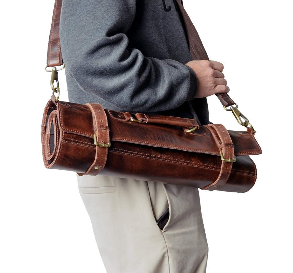 Knife bag leather