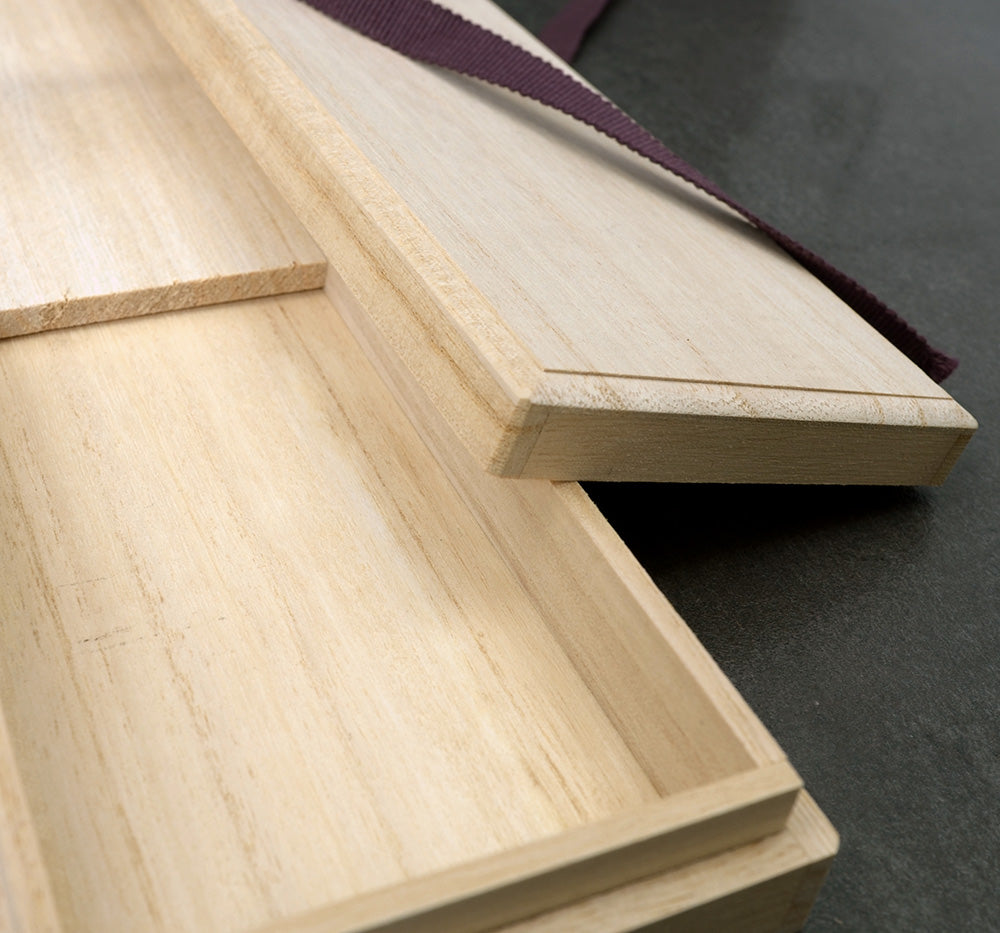 Paulownia wood box